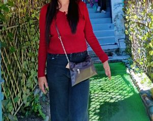 Maroon Winter Top