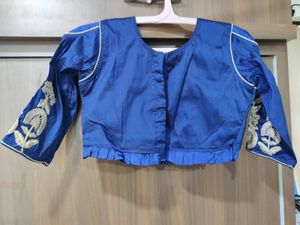 Elegant Navy Blue Lehenga Choli