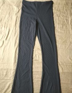 FlareFit Ribbed Trousers