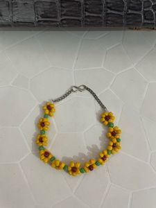 Sunflower Beaded Bracelet