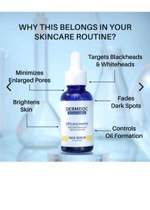 DERMDOC 10% Niacinamide Face Serum