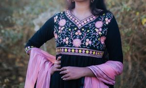 Black Kurthi Set