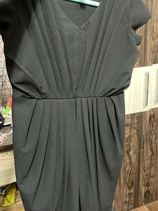 Black Peplum Dress