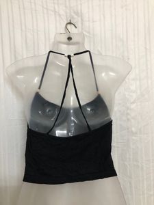 Urban Black Sleeveless Top