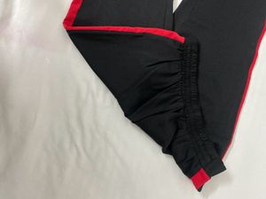 Side Stripe Black Pants waist 28