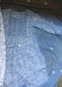 Kurta Pant And Dupatta Set
