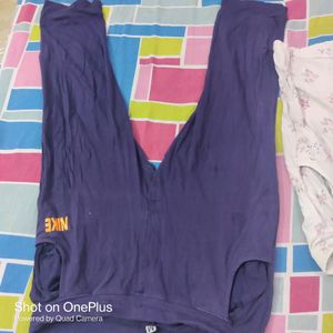Combo of 3 used capries and shorts: colour- blue, multi and white