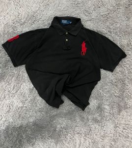 Ralph lauren charcoal grey polo