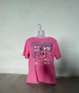 Pink Tokyo Graphic Tee