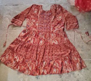 Floral Tiered Kurti