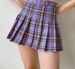 Cute Plaid Mini Skirt
