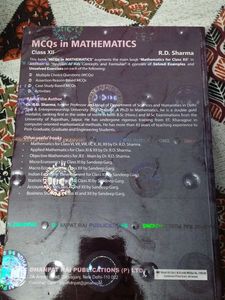 R.D. Sharma Mathematics MCQ Book - Class XII