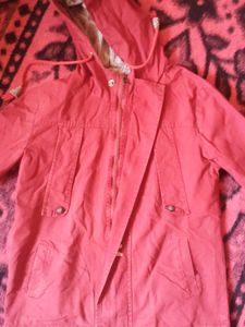 Red Hooded Jacket