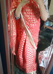 Party Wear Saree With Blouse