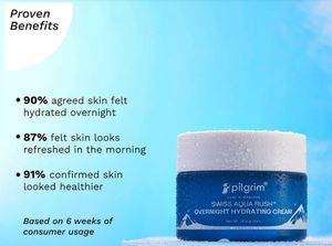 Pilgrim Swiss Aqua Rush Overnight Hydrating Cream
