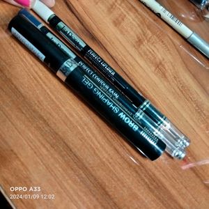 Isadora Lip Primer, Eyeliner, Brow Definer Combo