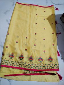 Haldi Colour Saree