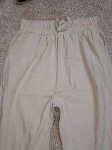 Beige Casual Pants