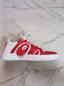 Red &amp; White Sneakers