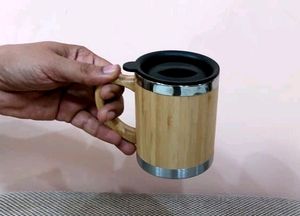 Bamboo Mug, Heat &amp; Cold Resistant Insulated Mug