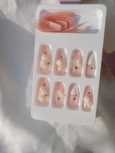 3D Crystal Diamond Nails Tips Professional Design