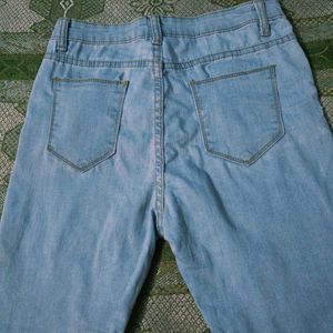 Ripped Light Wash Jeans