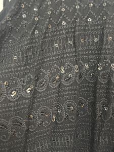 Black Spaghetti Strap Kurti