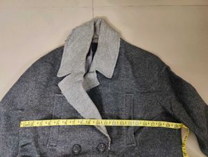 Elegant Grey Trench Coat