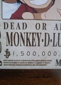 MONKEY•D•LUFFY wanted Poster