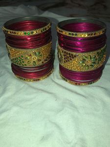 Bangle’s (set)Dark  Pink Colour &amp; Red Colou
