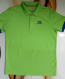 Green Center Pole Polo Shirt
