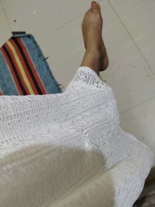 Women White Western Dress