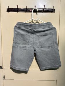 Boys&#39; Grey Denim Shorts
