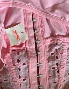 Pink 🩷 Corset Top From URBANIC