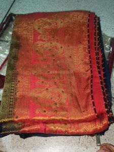 New Saree With Blouse.