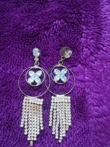 Dangling Rhinestone Earrings