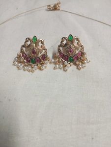 Elegant Gold Plated Necklace &amp; Earring Set
