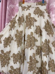 Floral Print Midi Skirt