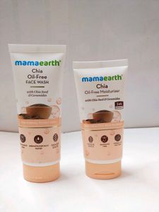 Mamaearth Chia Seeds Face Wash & Moisturizer