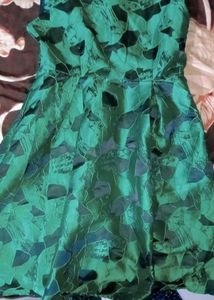 Green Patterned Dress