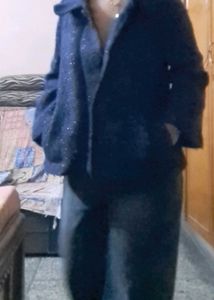 Sparkly Dark Blue Jacket