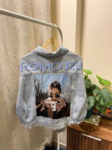 Graphic Denim Jacket