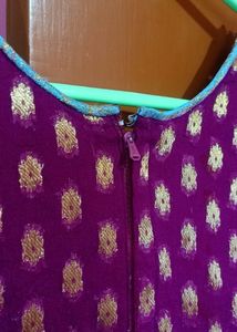 Purple Embellished Kurta Sets