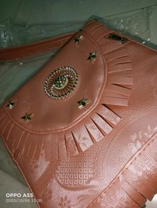 Pink Colour Sling Bag