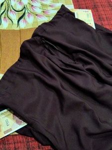 Elegant Burgundy Abaya Set