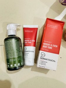 (Offer🔥)Lotus &amp; DermaTouch Skincare Set