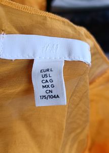 H&amp;M Kurti Bright Yellow New