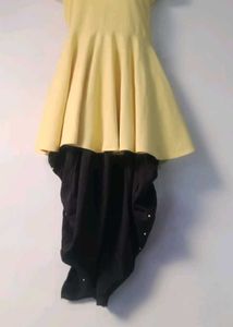 Yellow Fit &amp; Flare Dress