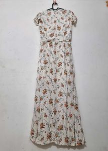 Floral Maxi Dress with Slit