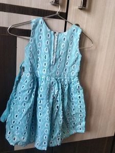 Blue Soft Cotton Frocks